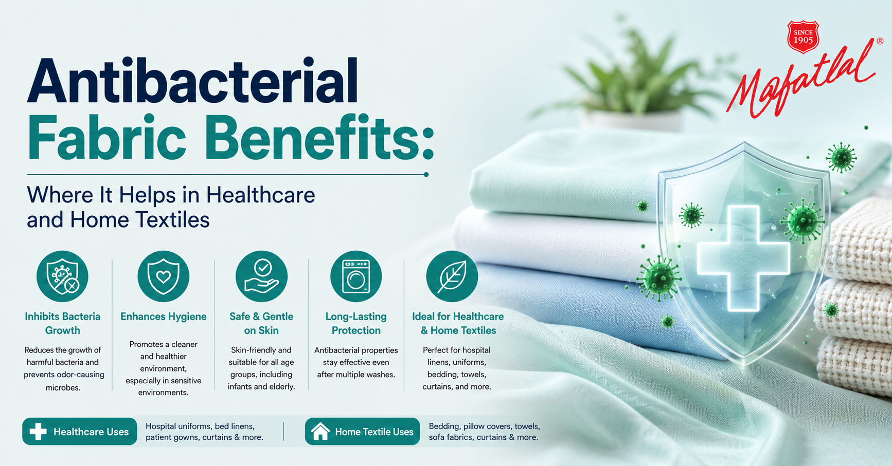 antibacterial fabric benefits