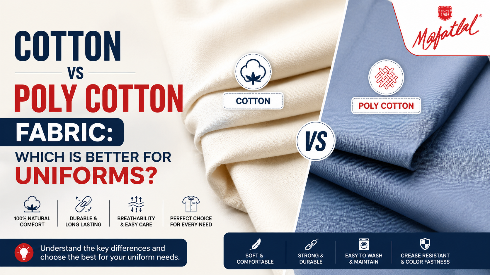 cotton vs poly cotton fabric